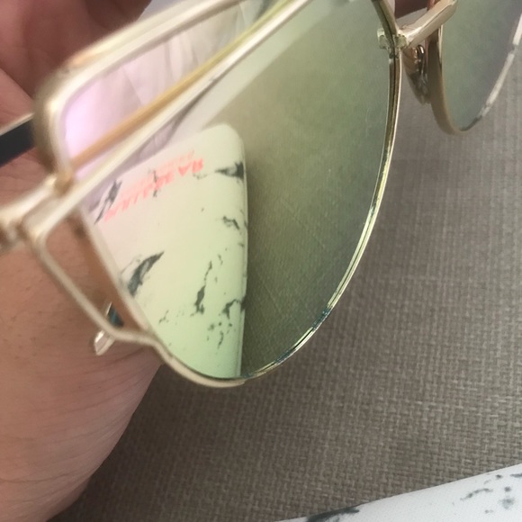 PULL&BEAR pink mirror sunglasses! main image 8